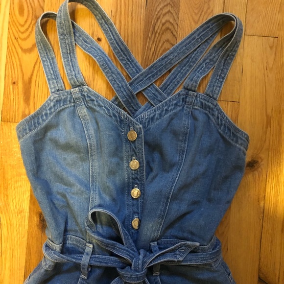 7 for All Mankind Denim Jumpsuit - Picture 3 of 4